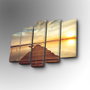 Wallity Cuadro Decorativo en Lienzo 5 Piezas Multicolor 5PUC-145